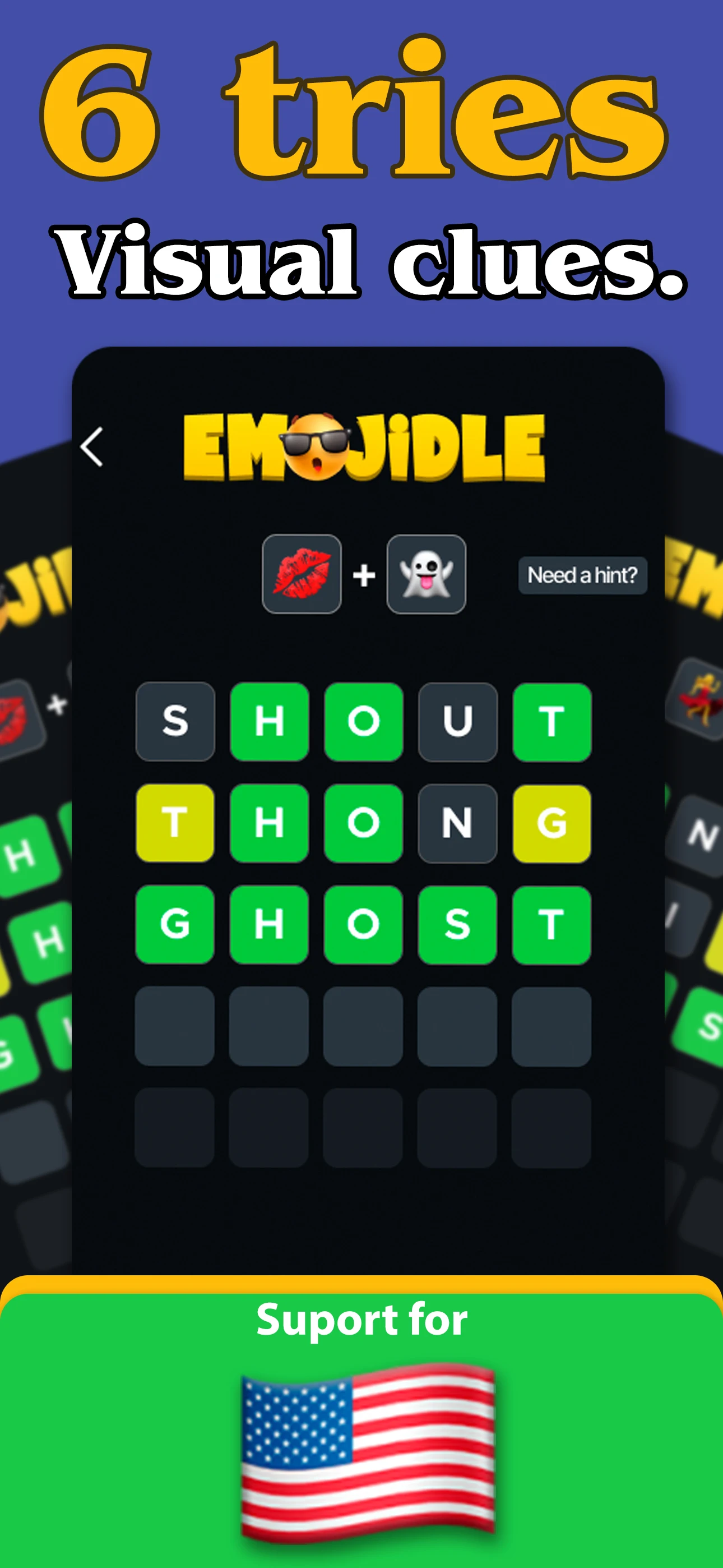 Word Guess with Emojis: Puzzle screenshot
